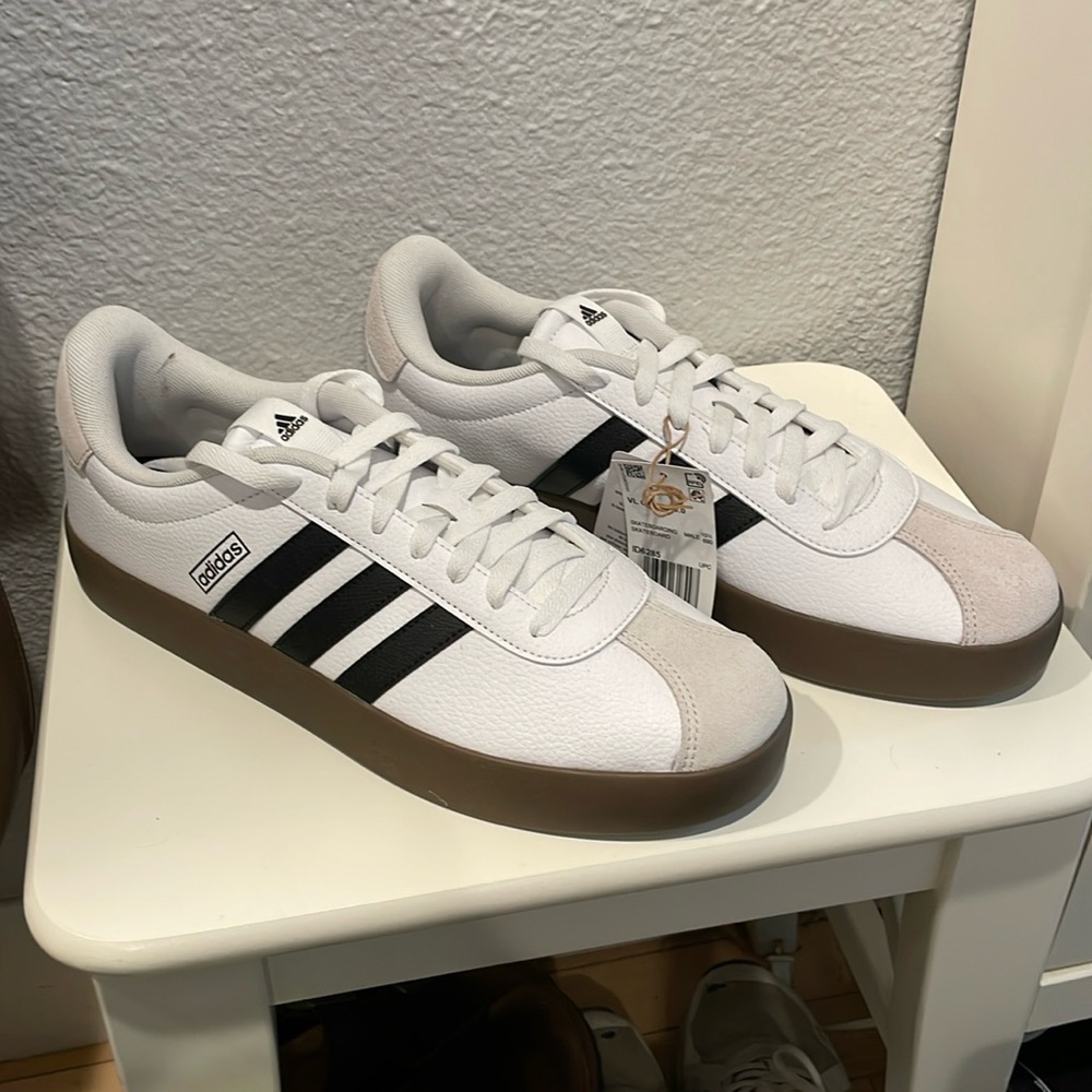 White Adidas VL Court 3.0 Men’s Sneakers